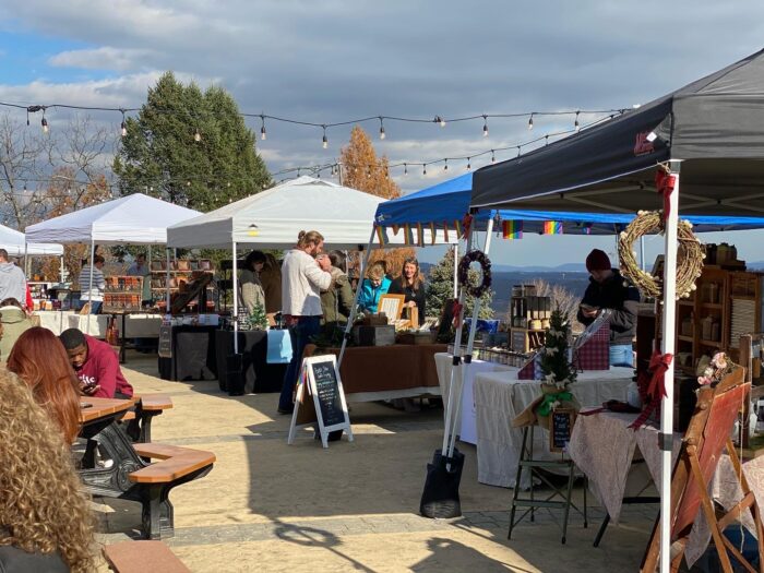 Spring Market on the mountain Vendors at Dirt Farm Brewing