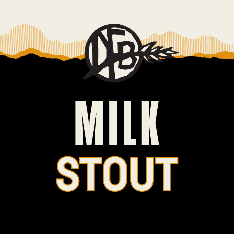 Brewery Loudoun County Dirt Farm Brewing Milk Stout Can Label