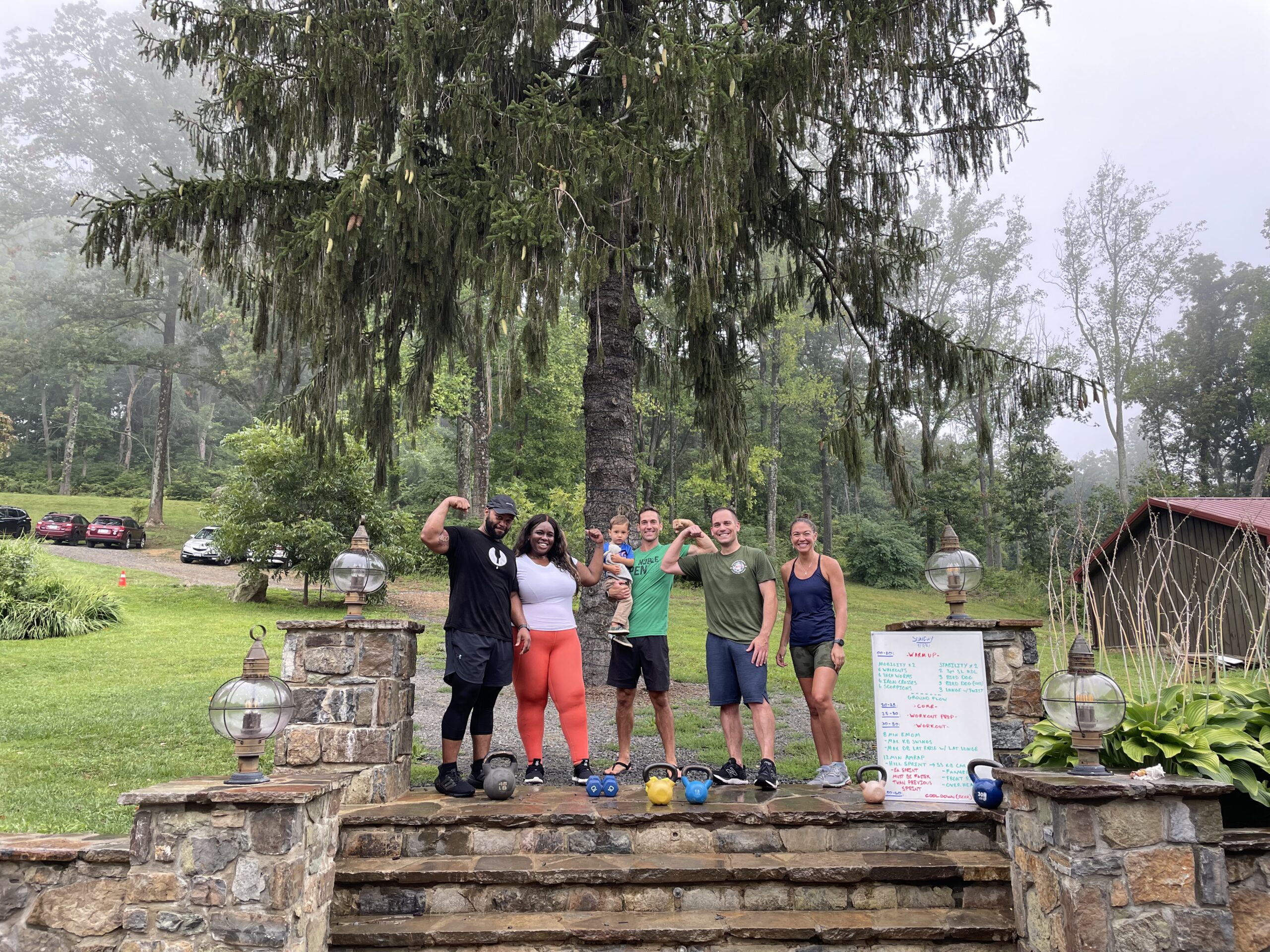 Brewery Loudoun County Dirt Farm Brewing Outdoor Fitness Class