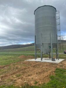 Grain Bin installed at Dirt Farm brewing