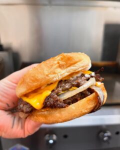 Smashburger Special at Dirt farm brewing thursday burgers and fries