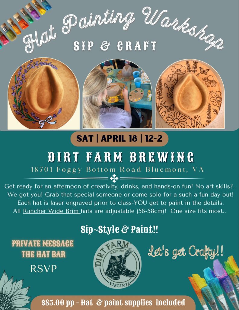 Sip & Craft Hat Painting Party